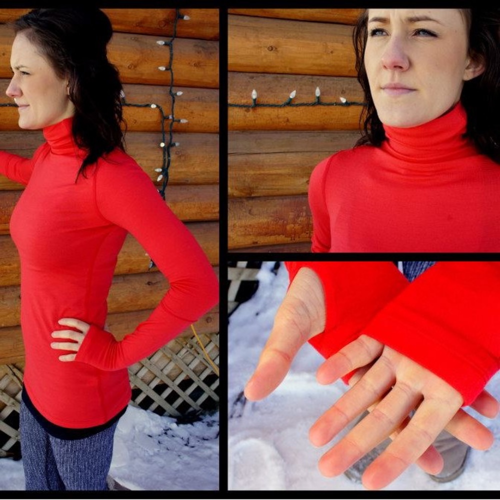 NWT Lululemon St Moritz Merino Wool Jersey / Turtleneck / Base Layer
